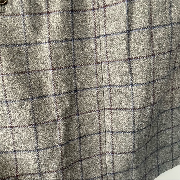 Madewell Wool Button-Down Mini Skirt in Windowpane - Picture 6 of 6